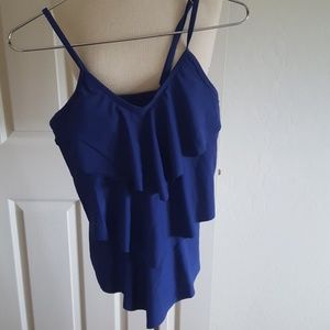 Sea & Sand Beachwear 1pc bathing suit NWOT D1078